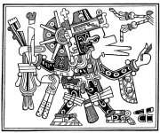 El dios Quetzalcóatl