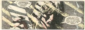 Atmósferas opresivas, con una técnica aún mixta en Daredevil: Man Without Fear nº227 (febrero de 1986).