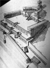 Reconstrucción del templo de la Fortuna Primigenia en Preneste