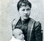 1890 Johanna y Vincent, esposa e hijo del hermano  del artista, Thèo.