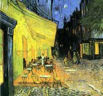 1888 'Frente al café nocturno', Arles , óleo sobre lienzo, 81 x 65'5 cm., Rijksmuseum Vincent van Gogh, Amsterdam [Detalle]