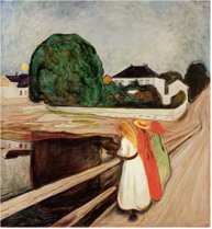 Munch, Muchachas en el puente, 1901