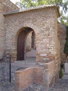 Actual acceso al recinto de la Alcazaba