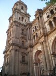 Torre del reloj de la Catedral de Málaga