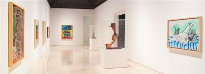 Una de las salas del Museo Picasso de Málaga