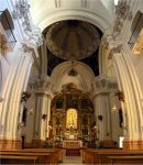 Interior del Santuario de Nuestra Señora de la Victoria de Málaga