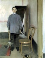 Doméstico domesticado, 1890, óleo sobre lienzo, 42,2 x 32 cm., Barcelona, Museo de Montserrat.