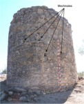 Torre del Cortijuelo. Mechinales