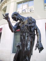 RODIN, Augusto, ‘Los burgueses de Calais’, bronce [Detalle]
