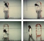 Ana Mendieta, Film stills from Untitled (Blood Sign #1), 1974 Super 8 silent, color film© The Estate of Ana Mendieta Collection Courtesy Galerie Lelong, New York