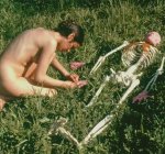 Ana Mendieta, On Giving Life, (Iowa), 1975 Lifetime Colour Photograph From 35mm Colour Slide 20.3 X 25.3 Cms / 8 X 10 Ins © The Estate of Ana Mendieta Collection, courtesy Galerie Lelong and Alison Jacques Gallery