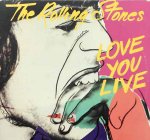 Andy Warhol. Portada del disco "Love You Live" de The Rolling Stones, 1977