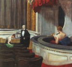 1927 Edward Hopper, 'Two on the Aisle' (Palco 2ª fila a la derecha), óleo sobre lienzo, 102'2 x 122'6 cm., The Toledo Museum of Art, Toledo [Detalle]