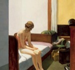 1931 'Hotel room (Habitación de hotel)', óleo sobre lienzo, 152'4 x 165'7, Museo Thyssen-Borsemisza, Madrid [Detalle]