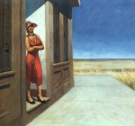 1955 'South Carolina morning' (Mañana en Carolina del sur, óleo sobre lienzo, 77'6 x 102'2 cm., Whitney Museum de Nueva York [Detalle]