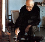 1963 Edward  Hopper. Fotografía de Hans Namuth