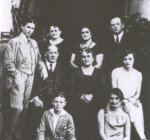 Frida con su familia. 7 de enero de 1926. Fotografía de Guillermo Kahlo