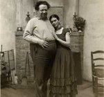 1935, Frida y Diego en el taller del escultor Ralph Stackpole, San Francisco