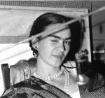 1933, Frida Kahlo haciendo un guiño, Nueva York