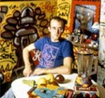 Keith Haring in his Broome Street Apartment, 1983 