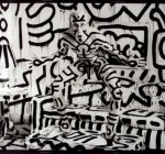 Keith Haring pintado por el mismo
