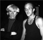 Keith Haring y Andy Warhol en 1984