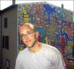 Keith Haring en Pisa en 1989