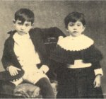 1888, Pablo con su hermana Lola 