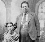 1929 Diego y Frida el día de su boda