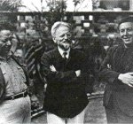 Hacia 1938 Rivera, Trotsky y Bretón