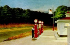 Edward Hopper, Gas, Whitney Museum of American Art, 1940.