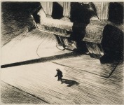 Edward Hopper, Night Shadows, 1921, Whitney Museum of American Art, Nueva York