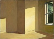 HOPPER, Edward,  Sol en una habitación vacía, 1963