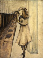 Mark Rothko: ’Sin título (mujer en el metro)’. (1938). 30 x 22 cm.