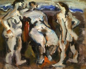 Mark  Rothko: “Sin título (tres desnudos)”. 1933/34. 40 x 50 cm., National Gallery of Art