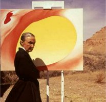 Georgia O’Keeffe en Albuquerque, Nuevo México, 1960. Imagen de Tony Vaccaro