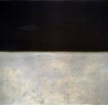 Sin título. Negro sobre gris. Mark Rothko, 1969. Colección Beyeler