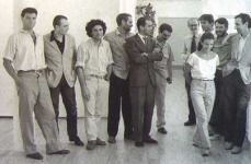 Sandro Chia, Enzo Cucchi, Francesco Clemente, Nicola de Maria y Mimmo Paladino, entre otros