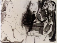 PICASSO, Pablo, Naked and profiles. 1967