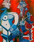 PICASSO, Pablo, Nude and Smoker, 1968