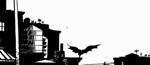 Ilustración para la edición en tomo de Batman: Year One