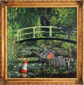 La obra de Banksy, “Show me the Monet”