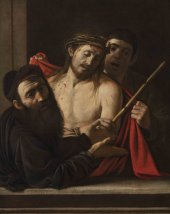 ‘Ecce Homo’ (ya restaurado) de Caravaggio. Imagen cortesía de colección privada..