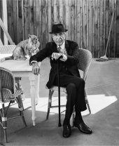 Leonard Cohen en su casa de Los Angeles, septimbre, 2016. Fotografía de Graeme Mitchell para The New Yorker