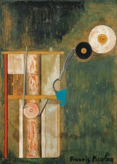 Ventilateur (1918), de Francis Picabia, óleo sobre cartón.