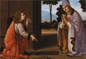 'El milagro de San Donato de Arezzo', obra hasta ahora atribuida a Lorenzo di Credi pero que podría ser de Leonardo Da Vinci