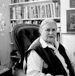 Doris Lessing en su casa de Londres, 2004, Eamonn McCabe