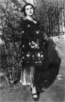 María Moliner vestida de charra. 1923