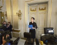 Sara Danius anunciando el veredicto del Nobel de Literatura 2015
