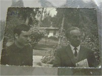 Los poetas Nicanor Parra y Rolando Gabrielli